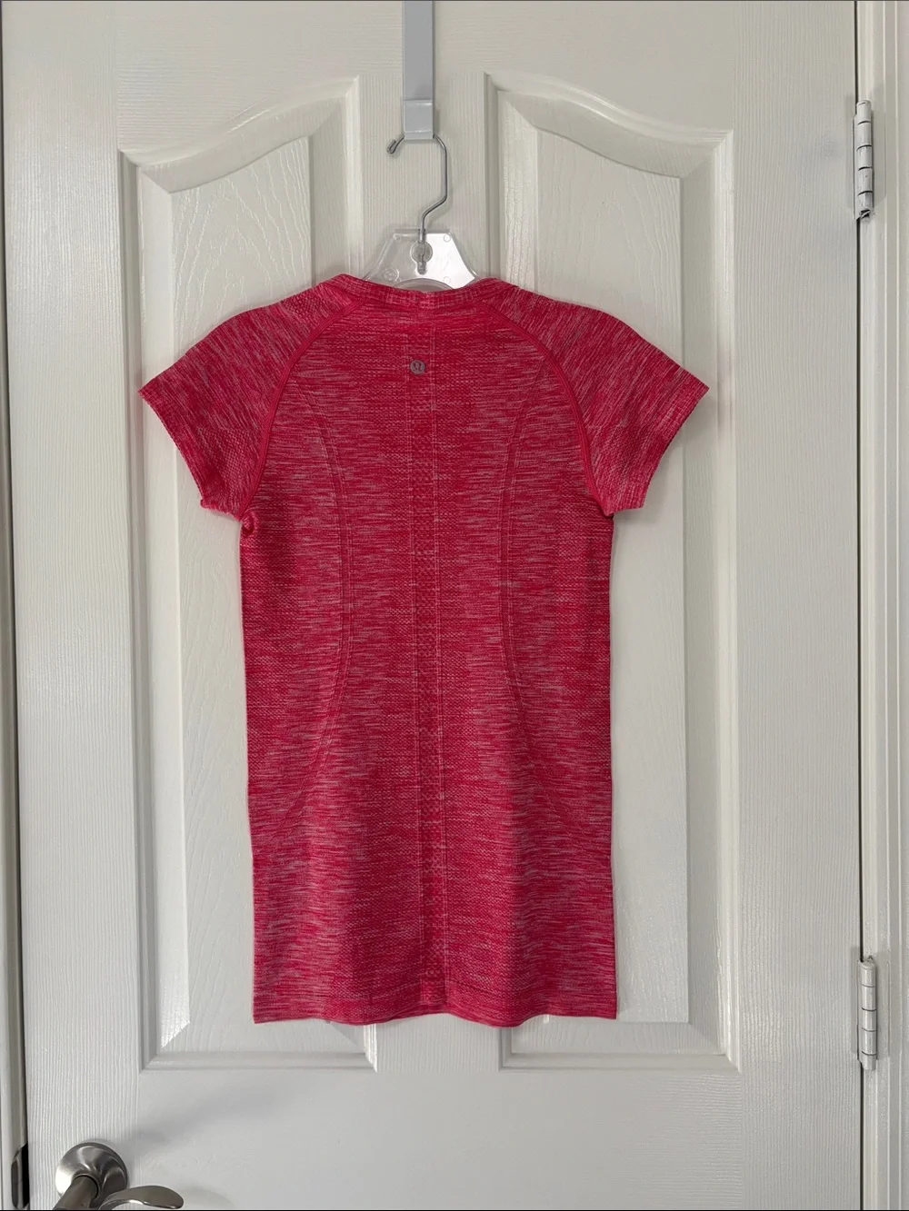 Lululemon Boom Juice Heathered Red/Pinkish Short Sleeve Swiftly T-Shirt Top